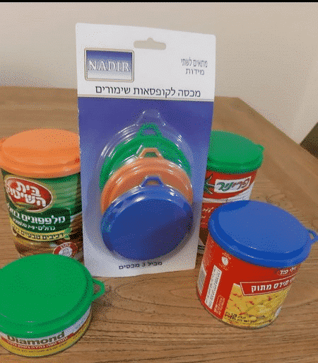 סטוק מכסים לקופסאות שימורים